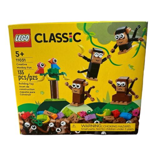 LEGO Classic Creative Monkey Fun 11031 Building Toy Set 135 Pieces NEW