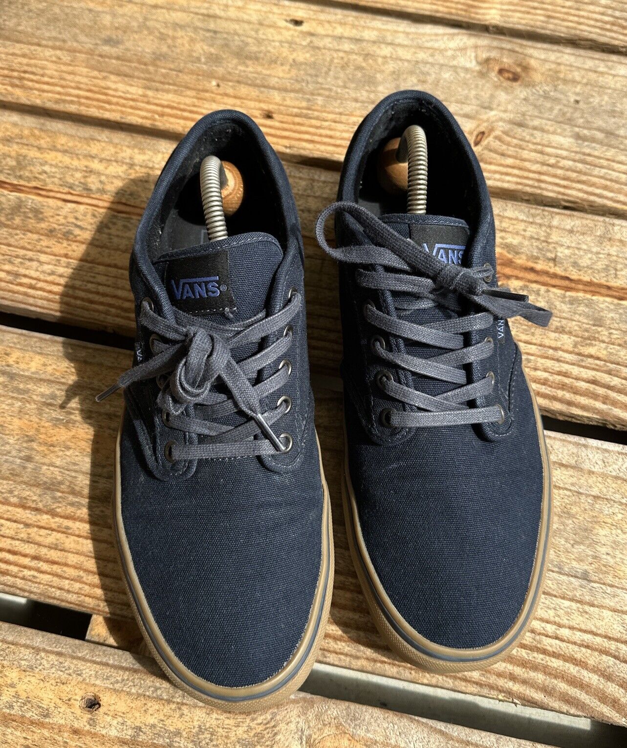 Vans OTW Of The Wall Men's Low-Top Sneakers Blue With Gum Soles Size US 10