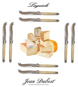 Laguiole 6 of 10 laguiole 12  Cheese 4 Set HORN cheese Knives knives 4  people Dubost for from  8 set