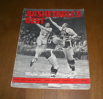 1959-60 BASKETBALL'S BEST MAJOR LEAGUE PLAYERS MAGAZINE - NBA PICTORIAL