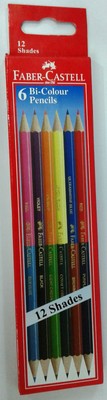 Faber-Castell 6 Bi-Colour Pencils 12 shades Color Pencils Faber Castell
