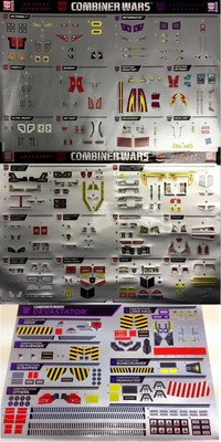 UPC 630509289493 product image for Transformers Combiner Wars Devastator Official Hasbro Sticker In Stock | upcitemdb.com