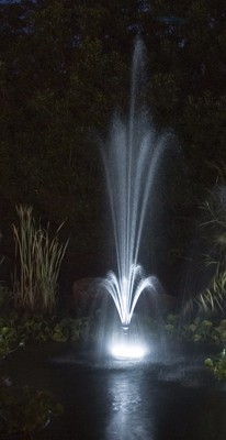 60 White LED Fountain Ring Light -pond-pool-water-garden-feature-submersible