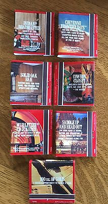 Vintage Set Of 7 Marlboro Country Store Best Of The West Sweepstakes Matchbooks (Best Of The West Store)