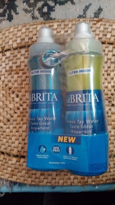 Brita ® 2-Pack Water Filter System Bottles Makes Tap Water Taste Great Anywhere