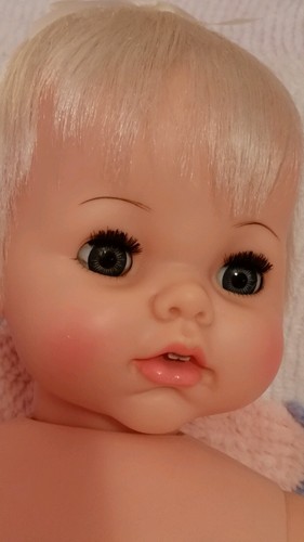 luckdoll,trolldoll 1965 ideal bobble head *rare* real live lucy doll