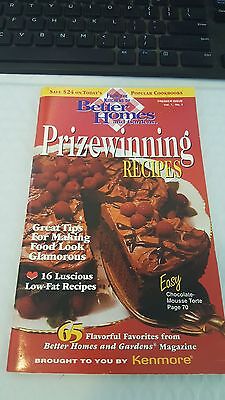 Better Homes and Gardens Prizewinning Recipes *Premier Issue *Vol 1, No 11995