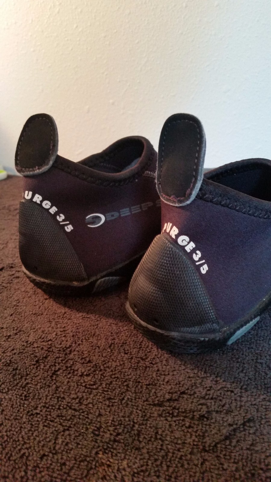 Deep See dive Diving water shoes scuba wear unisex size 3/5