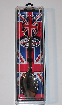 Best Of British Union Jack Silver Plated Souvenir Spoon