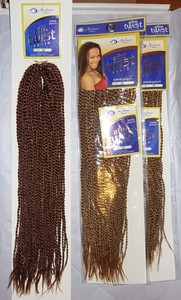 Details about Crochet Hair Kanekalon_3 pack Afro Twist Braiding Hair ...