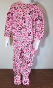 NWT GIRLS 1PC PJS Blanket Sleeper Footed 4/5 Jumping Beans Pink Hearts