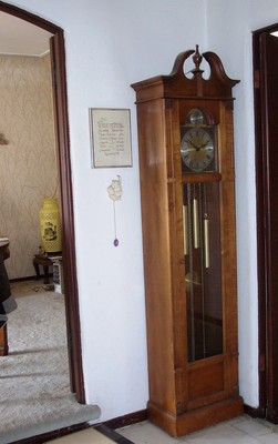 VINTAGE HOWARD MILLER GRANDFATHER FLOOR CLOCK  ...