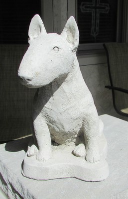 CONCRETE BULL TERRIER STATUE OR USE AS ...