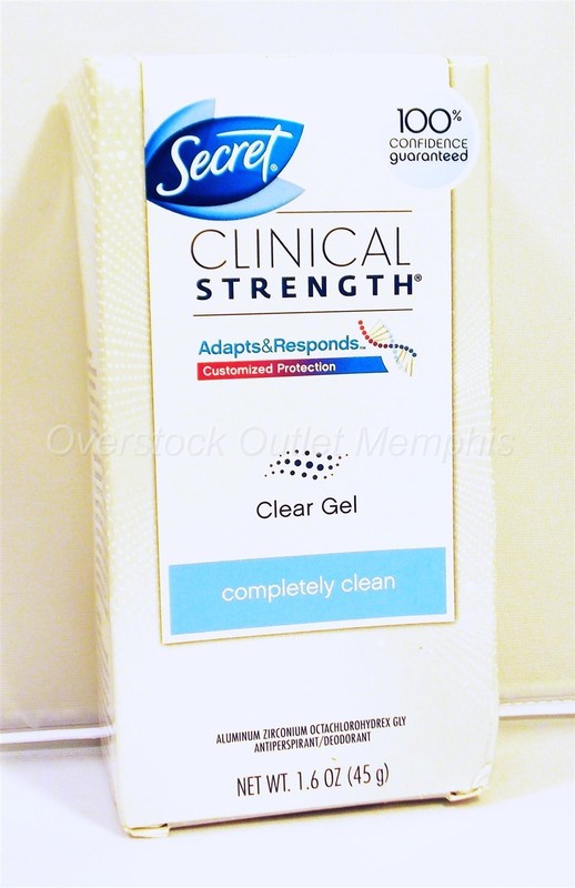 Secret Clinical Strength Clear Gel Antiperspirant Deoderant Completely