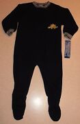 Carter’s Navy Blue Dinosaur Blanket Sleeper Footed Pajamas 3T 4T ~ NWT