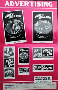 Movie Press Book for Ride The Wild Stud 1970s Exploitation | eBay
