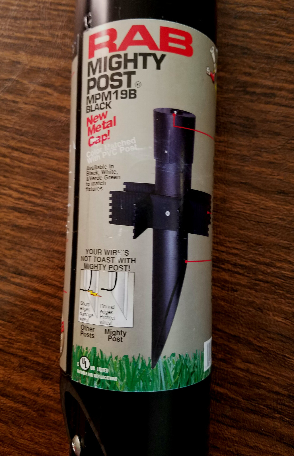 UPC 019813100449 product image for Rab Lighting Mpm19b Mighty Post With Metal Cap, 3