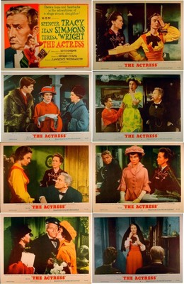 ACTRESS 1953 Jean Simmons, Spencer Tracy, Teresa Wright US 11x14 LOBBY SET