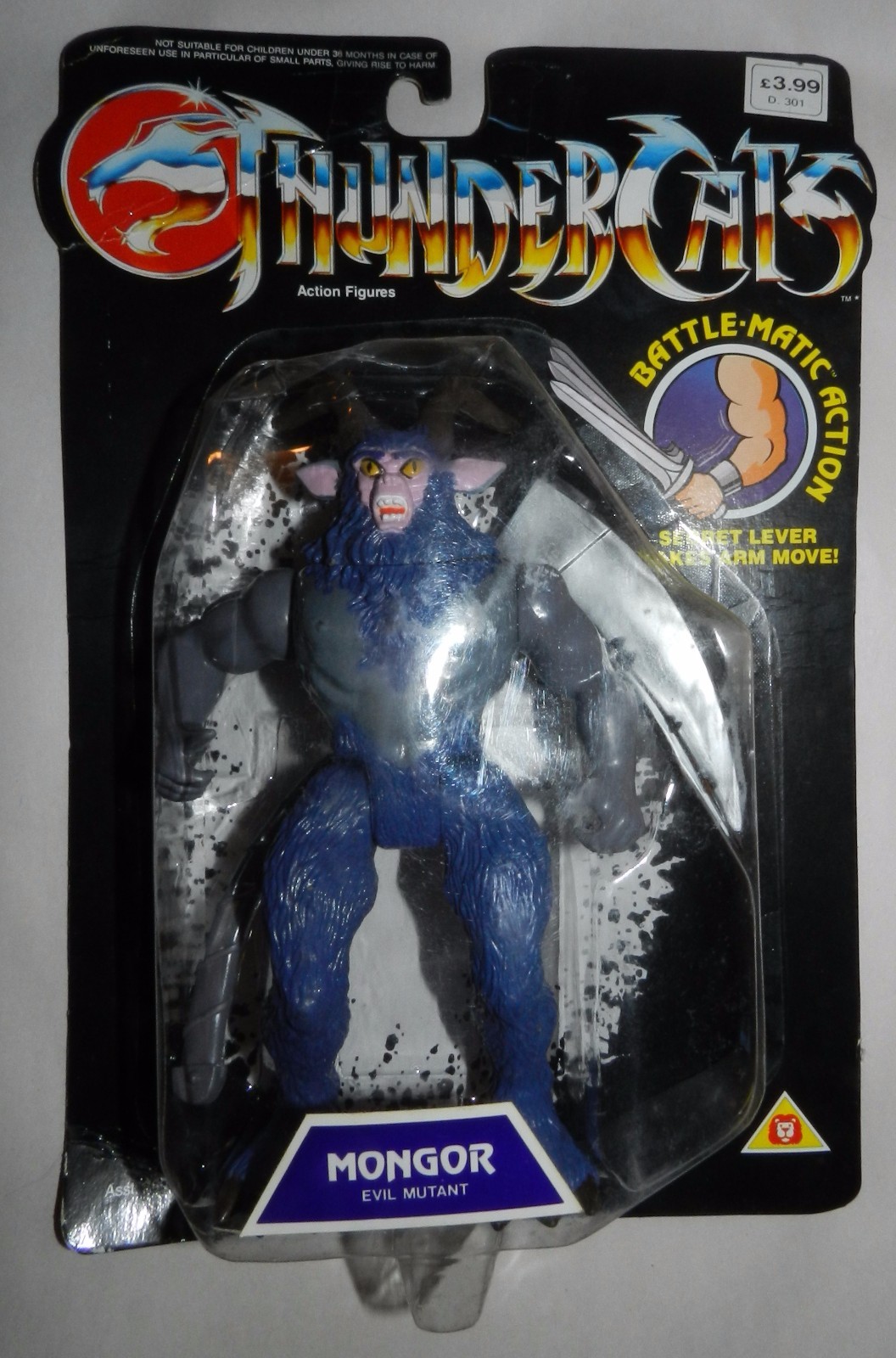 UPC 729747036362 product image for Vintage 1986 Thundercats Action Figure Mint On Card - Safari Joe - Evil Mutant | upcitemdb.com