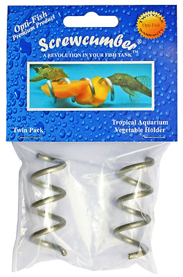 SCREWCUMBER TWIN PACK, FEEDER FOR PLECS, LOACHES, ...