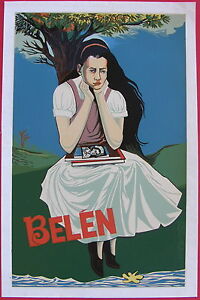 BELÉN cartel en serigrafía de Eduardo Vera Cortés 