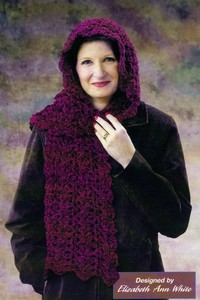 COZY about instructions Instructions Pattern Hooded Details  Crochet hooded scarf Scarf/Apparel/