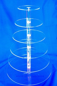 clear cupcake stand