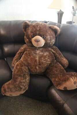 STUFFED BEAR HUGE LARGE BEST MADE TOY PLUSH TEDDY BROWN ANIMAL (Best Large Teddy Bears)