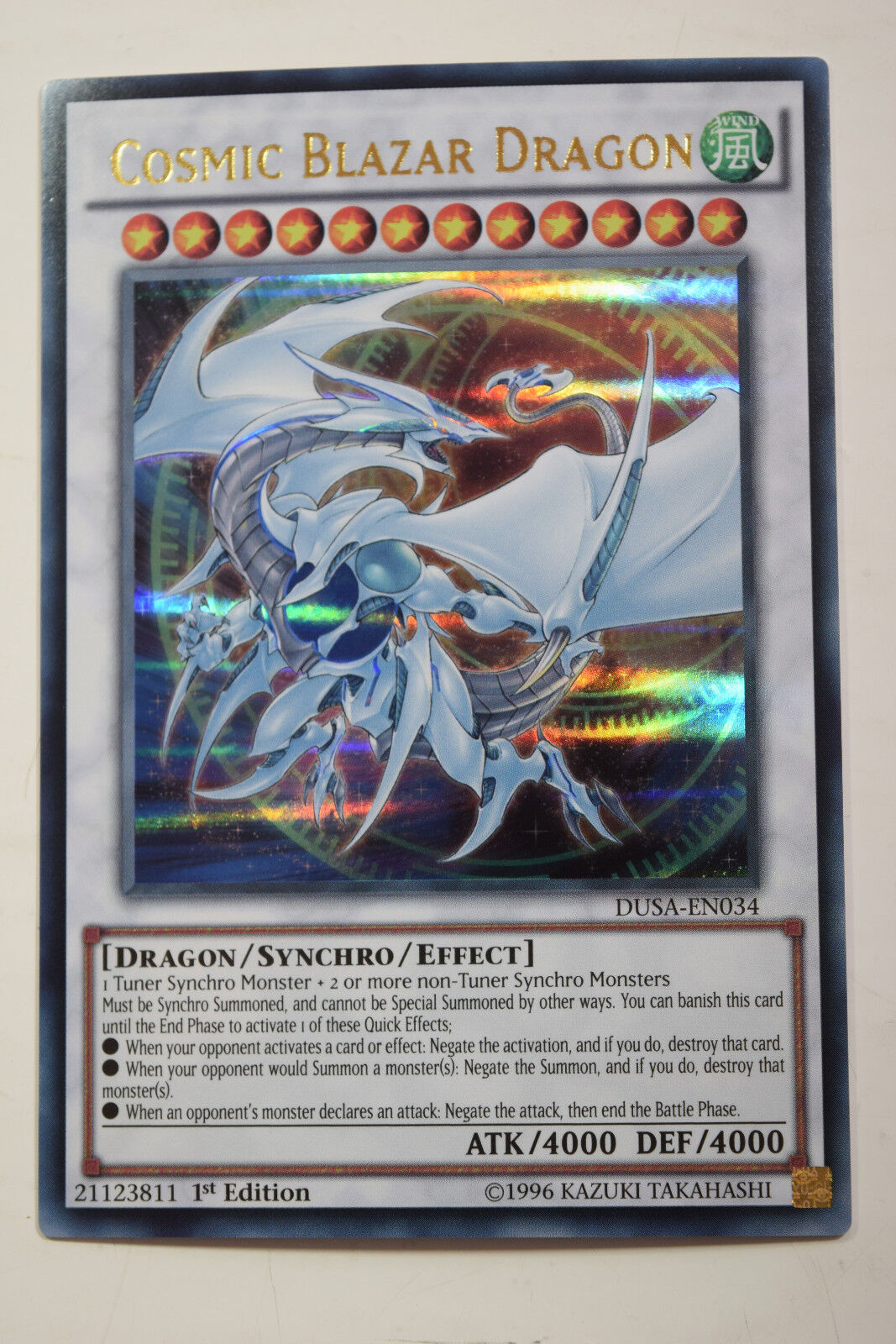 Duelist Saga DUSA Card:DUSA-EN034 Cosmic Blazar Dragon:YuGiOh! Duelist Saga *DUSA*  - Choose Your Ultra Rare Yugioh TCG Cards