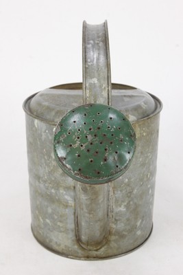 Galvanized Vintage #6 Watering Can W/ Green Rose-Spout Sprinkler 6-Liter