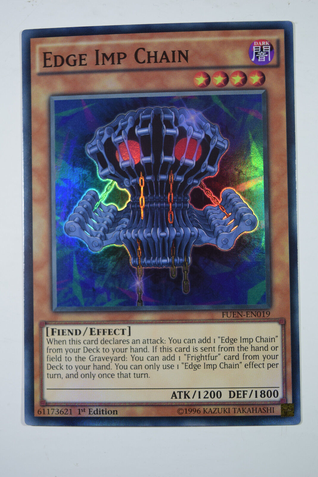Fusion Enforcers FUEN Card:FUEN-EN019 Edge Imp Chain:YuGiOh! Fusion Enforcers FUEN-EN Choose Your Secret And Super Rare TCG Cards