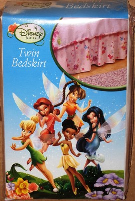 Disney Tinkerbell Fairies Twin/Single Bed Skirt Dust ...