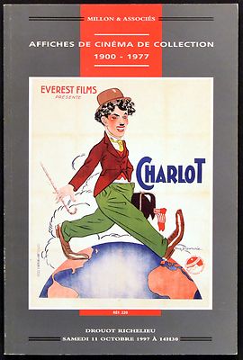 AFFICHES DE CINEMA DE COLLECTION 1997 CHARLIE CHAPLIN FRENCH AUCTION CATALOGUE