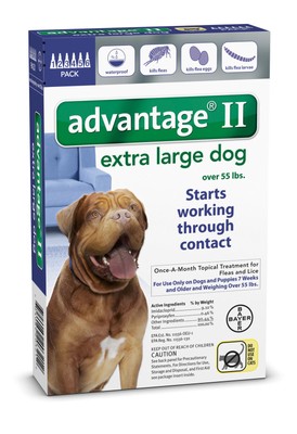 Advantage II for Extra Large Dogs Over ...
