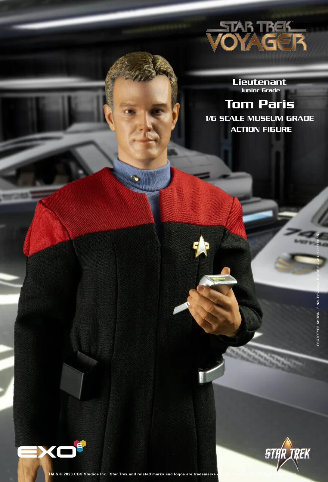 EXO-6 Star Trek Voyager 1/6Lt. (JG) Tom Paris-Lt. B'Elanna Torres-Ens. Harry KIm