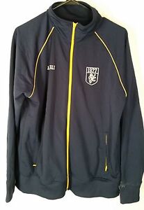 American-Eagle-blue-yellow-track-Jacket-Mens-size-L