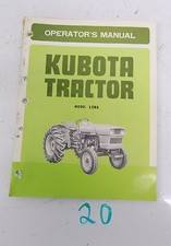 KUBOTA L285 DIESEL TRACTOR OPERATOR'S OWNER'S MANUAL PARTS LIST | eBay