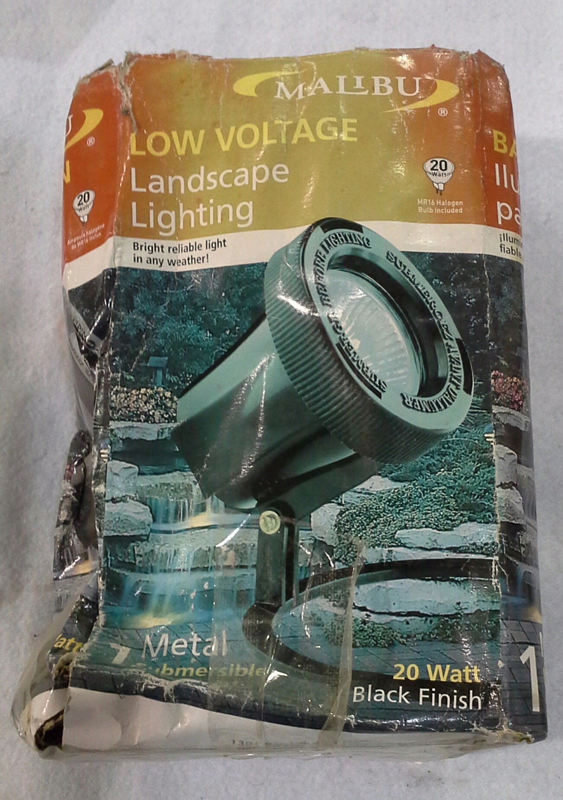 UPC 885305001262 product image for Malibu 20w Low Voltage Submersible Floodlight - Black Metal Finish | upcitemdb.com