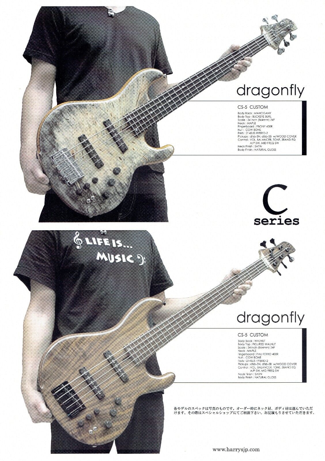 Dragonfly Japanese Hand Made Custom Basses $_57
