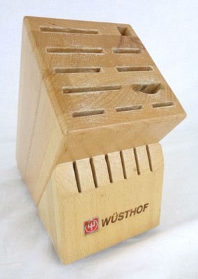 Wusthof 17 Pc Knife Block ONLY Maple ...