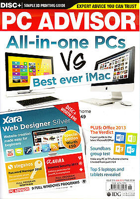 PC ADVISOR June 2013 All-in-One PC's vs Best Ever iMac MICROSOFT OFFICE 2013