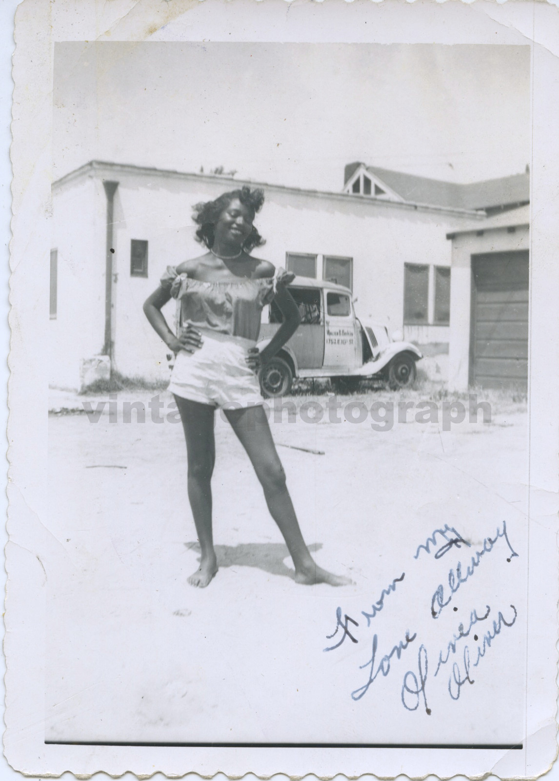 Vtg. photo. SENSUAL YOUNG BLACK WOMAN BAREFOOT,SEXY ...