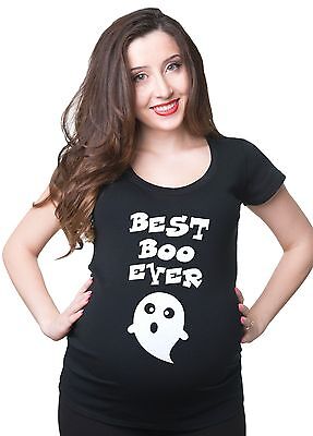 Halloween Pregnancy T-shirt Cute Best Boo Ever Halloween Costume