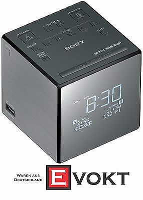 Sony XDRC1DBP Radio Clock Alarm DAB+/FM Tuner Black/Silver Best Gift Genuine (Best Dab Radio Alarm)