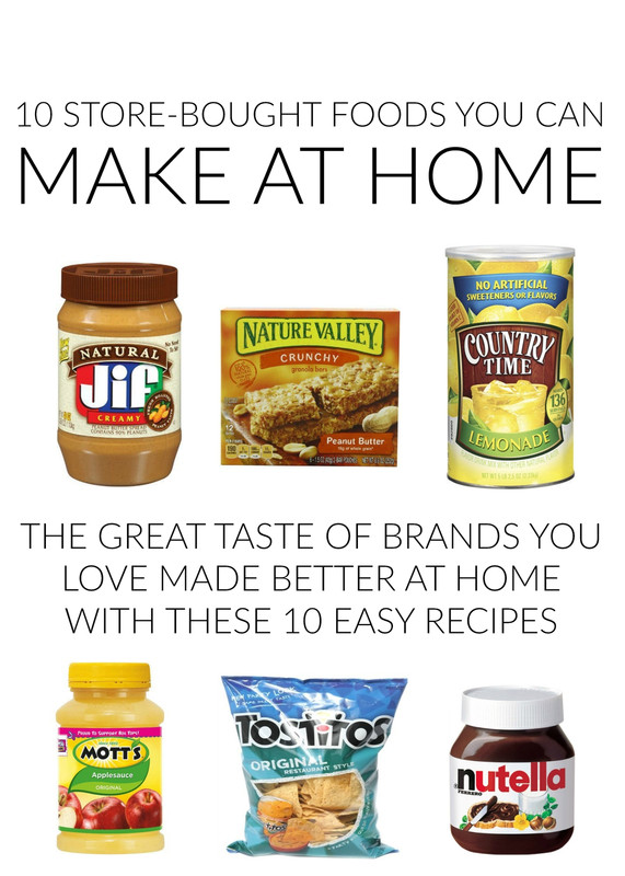 10 Store Bought Foods You Can Make at Home eBay