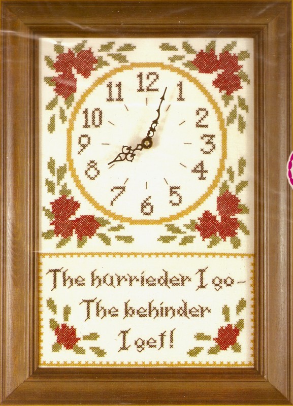 Cross Stitch Clock Kit eBay