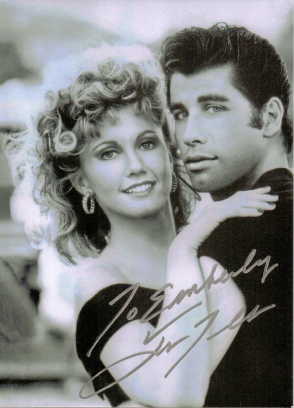 10 PICTURE MOVIE GREESE AUTOGRAPH 