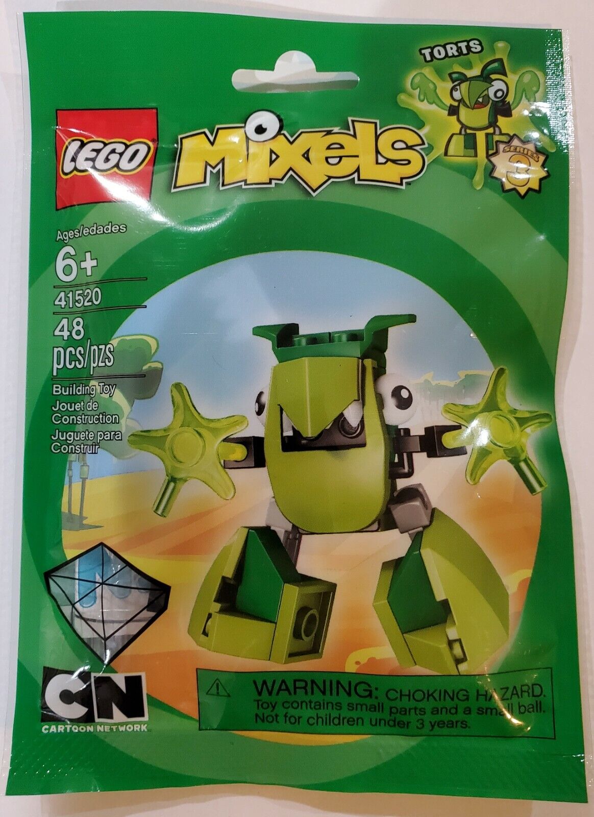Lego Mixels TORTS 41520 Unopened 48pc Building Set, Complete in Polybag, NIB