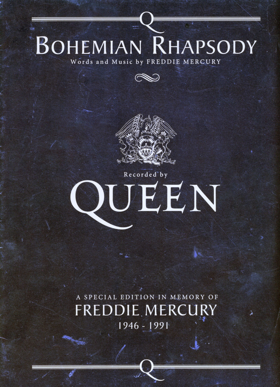 Bohemian,boutiques queen bohemian rhapsody sheet music freddie mercury tribute