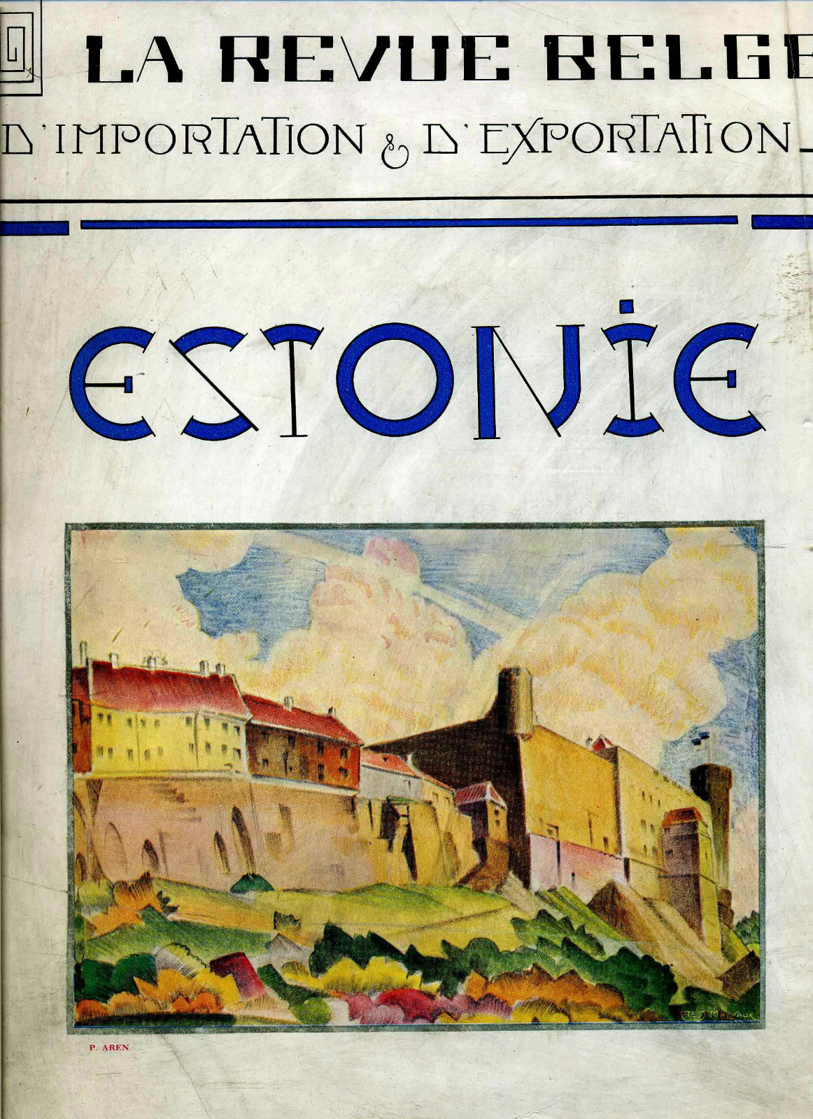 1927 Estonia Plates Illustrations History Economy Monetary System Sport Tallinn Estonia History Tallinn